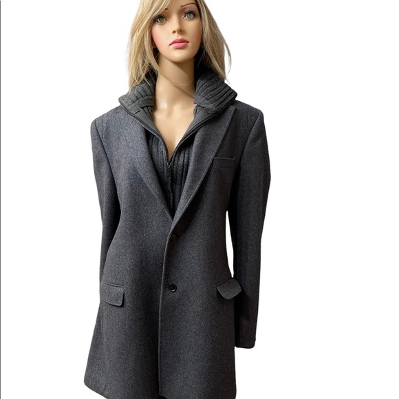 LQ fashion exclusive academia wool blazer/coat grey size XL-52 - Picture 6 of 14